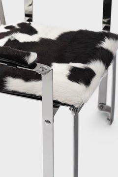 Steel Armchair, Contemporary Design, Poltrona Chair