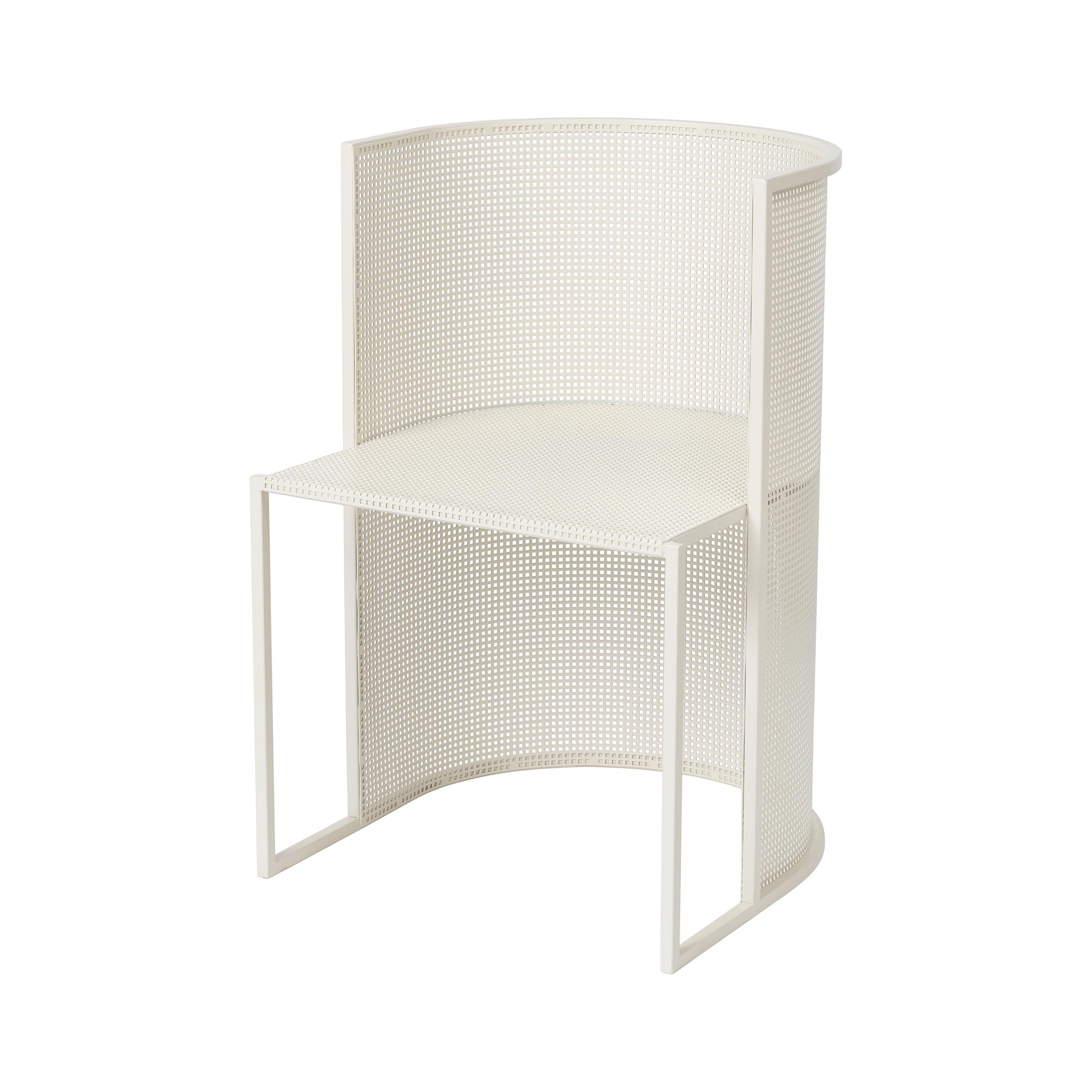 Steel Bahaus dining chair by Kristina Dam Studio
Materials: Beige outdoor powder-coated steel
Dimensions: 77 x 53 x 51 cm

Dimensions cannot be customized.

*Safe to use outdoor.

Kristina Dam graduated from The Royal Danish School of Fine Arts,
