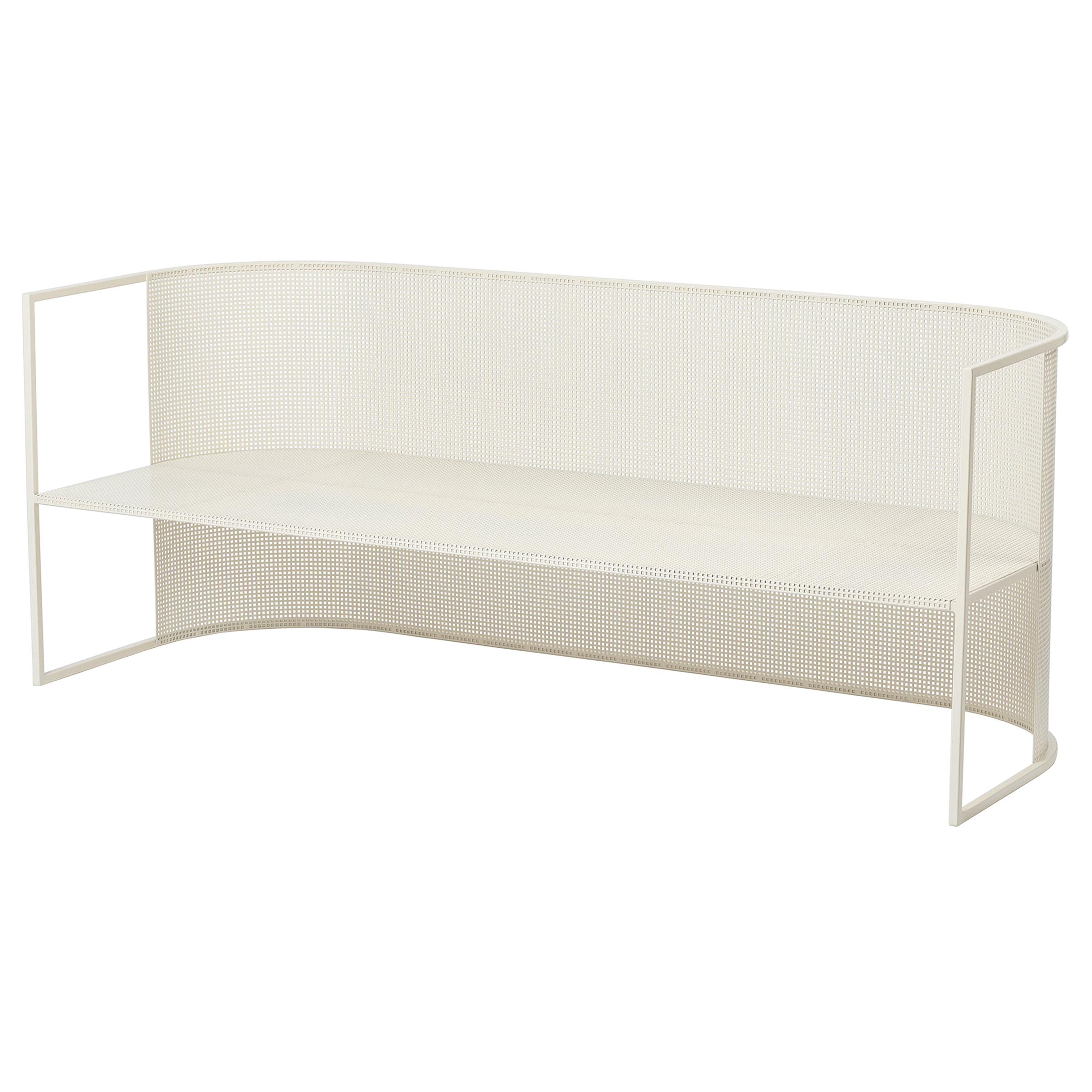 Steel Bahaus Lounge Bench by Kristina Dam Studio For Sale