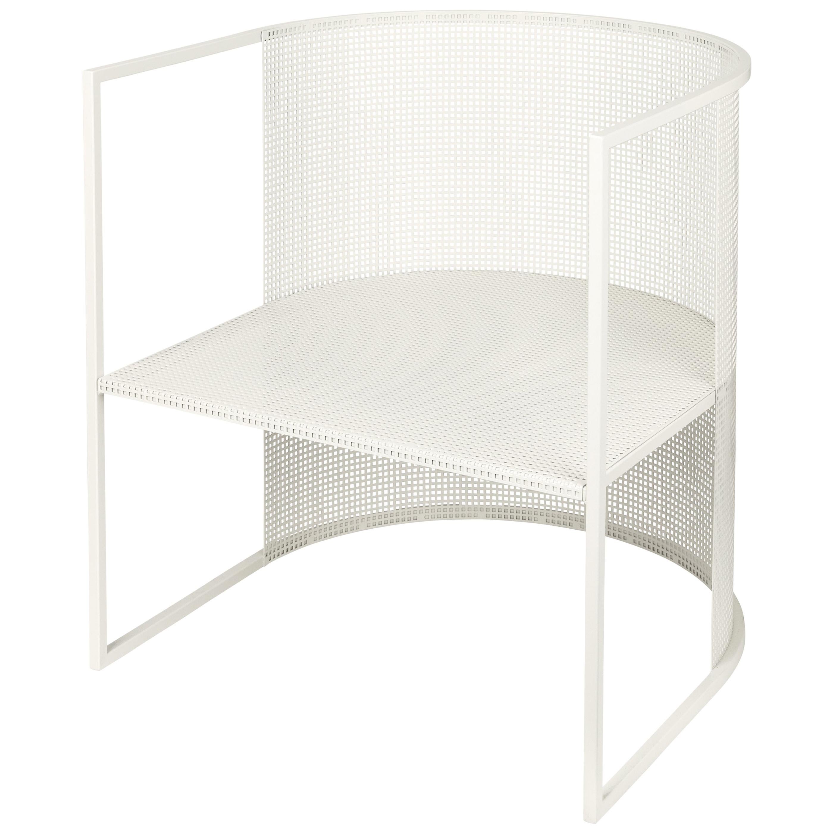 Steel Bahaus Lounge Chair by Kristina Dam Studio