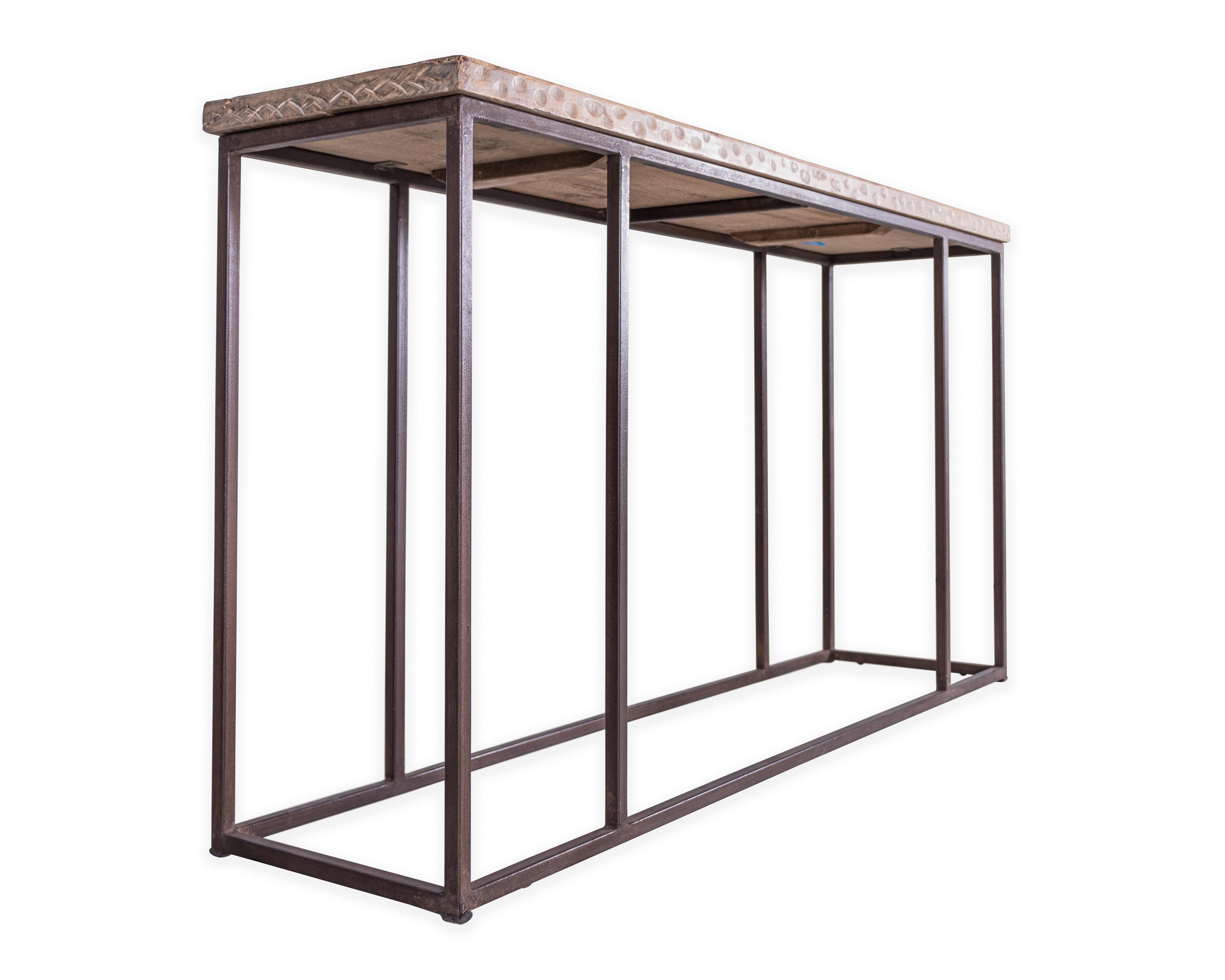 European Steel Base Console with 