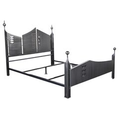 Steel Bed by Girardini, 2000s
