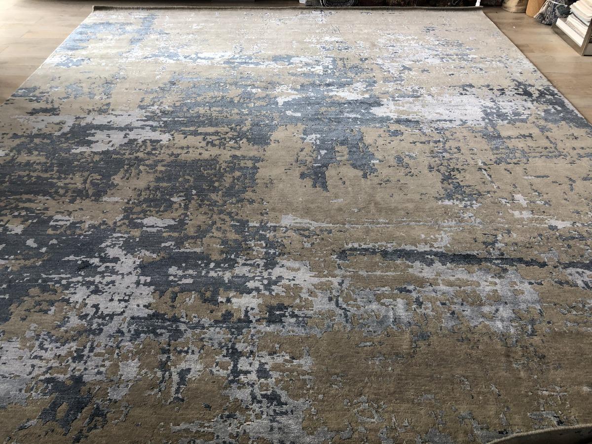 steel blue area rug