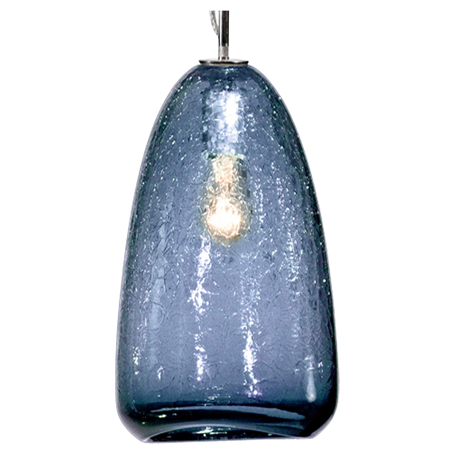 Steel Blue Summit Pendant from the Boa Lighting Collection For Sale