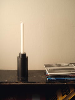 Steel Bold Candleholder by Radu Abraham