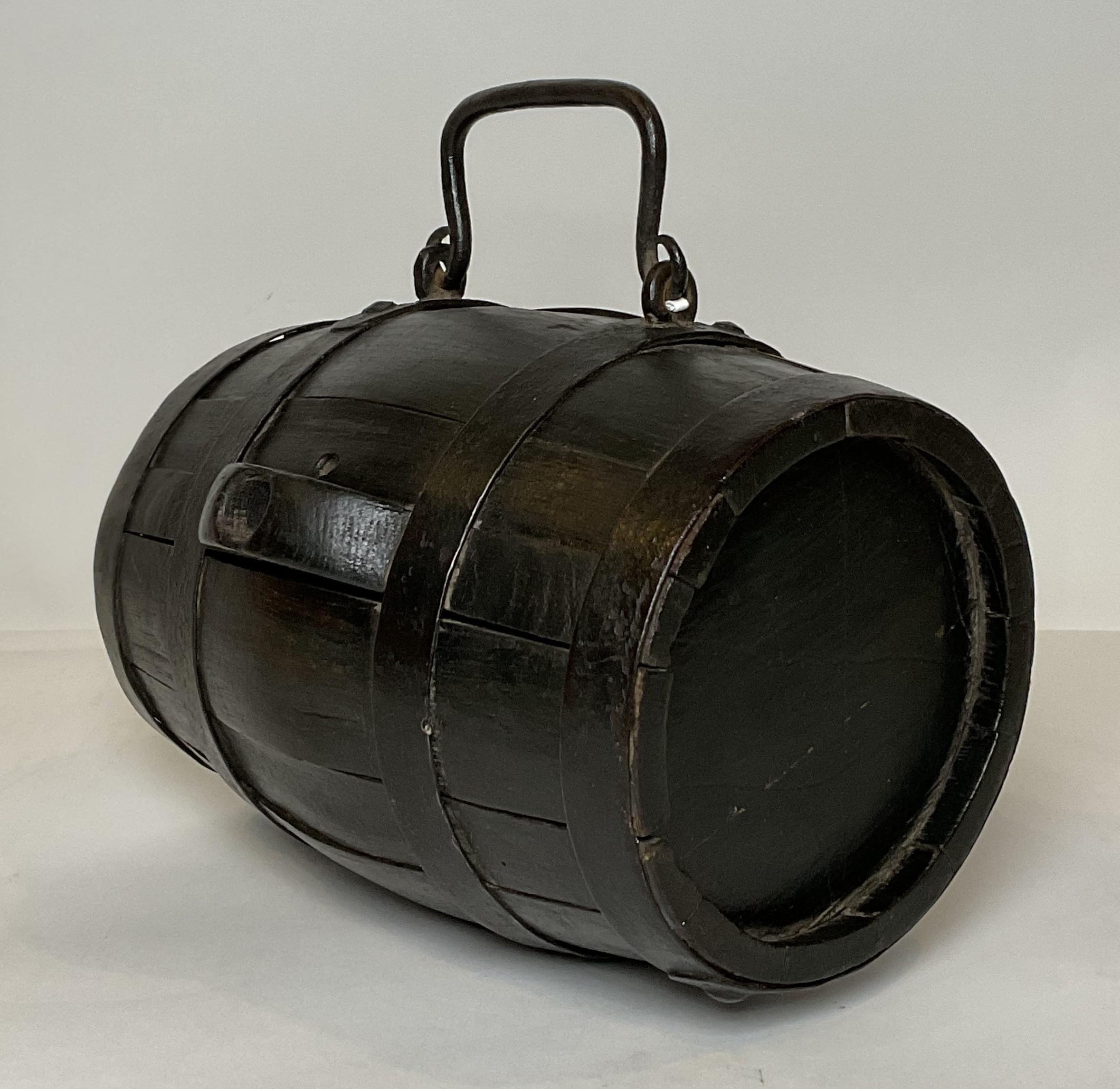 Barril salvavidas de acero para barcos Mediados del siglo XIX en venta