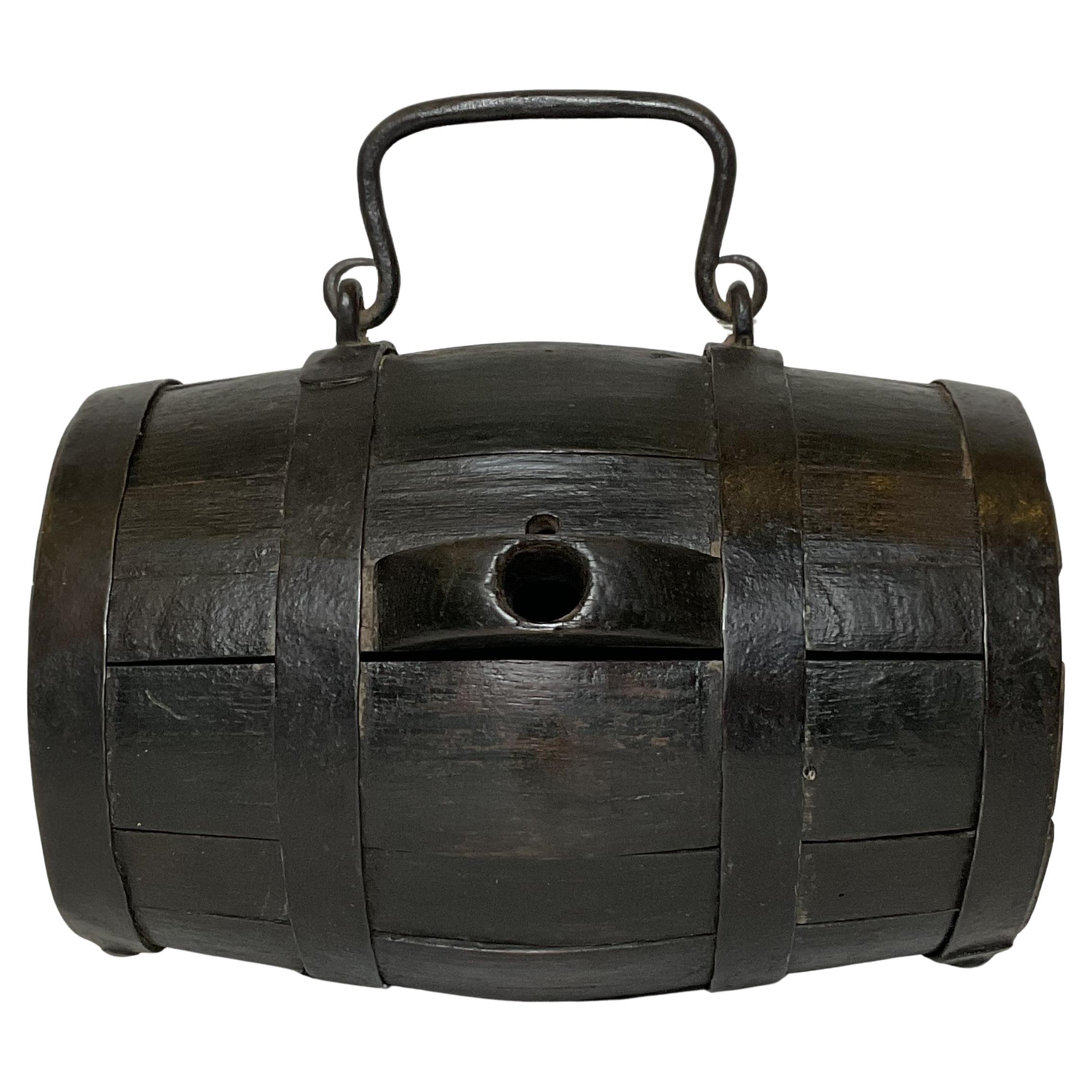 Steel Bound Ship's Lifeboat Water Cask