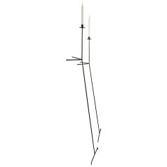 Steel Candle Wall Sconces “Font Albe”