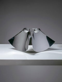 Steel Centerpiece by Gian Casè for Robots, Italy, 1970s