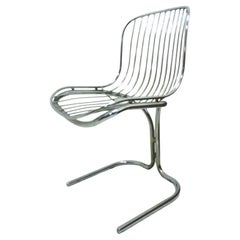 Steel Chair Design Gastone Rinaldi for Rima Padova, 1970s