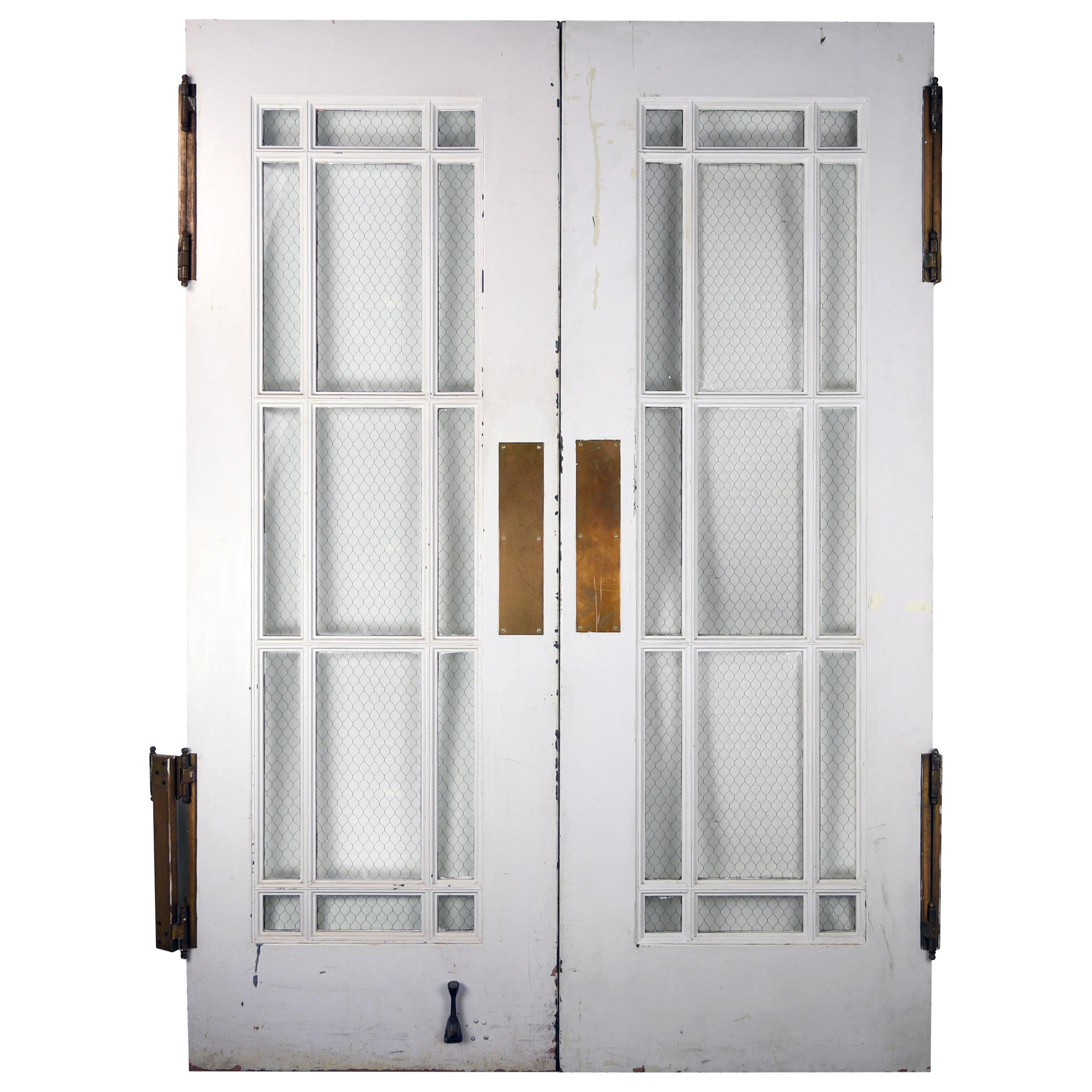 Steel Chickenwire Double Doors For Sale