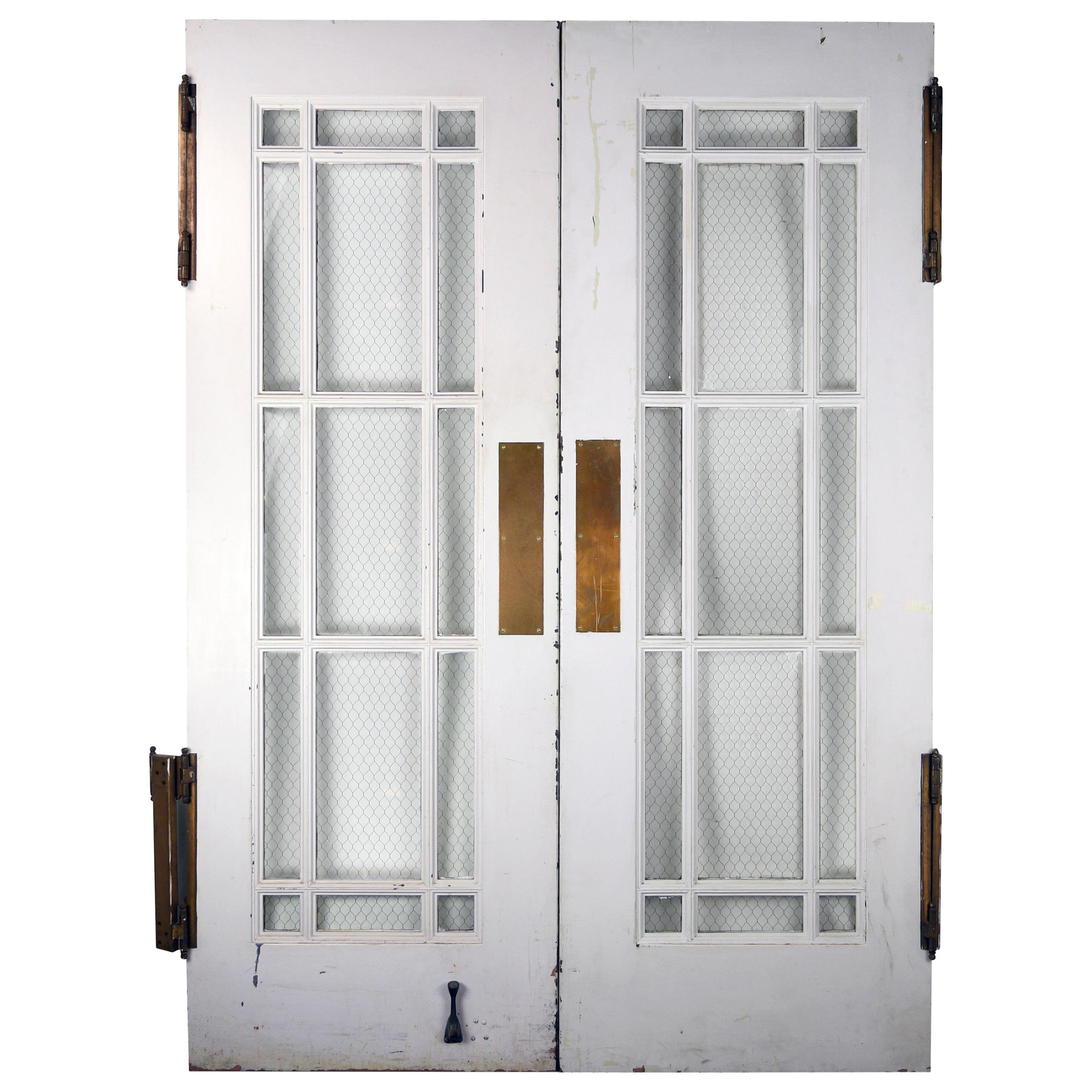 Steel Chickenwire Double Doors For Sale At 1stdibs