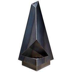 Steel Chiminea Fire Pit Outdoor Fireplace by Koby Knoll Click
