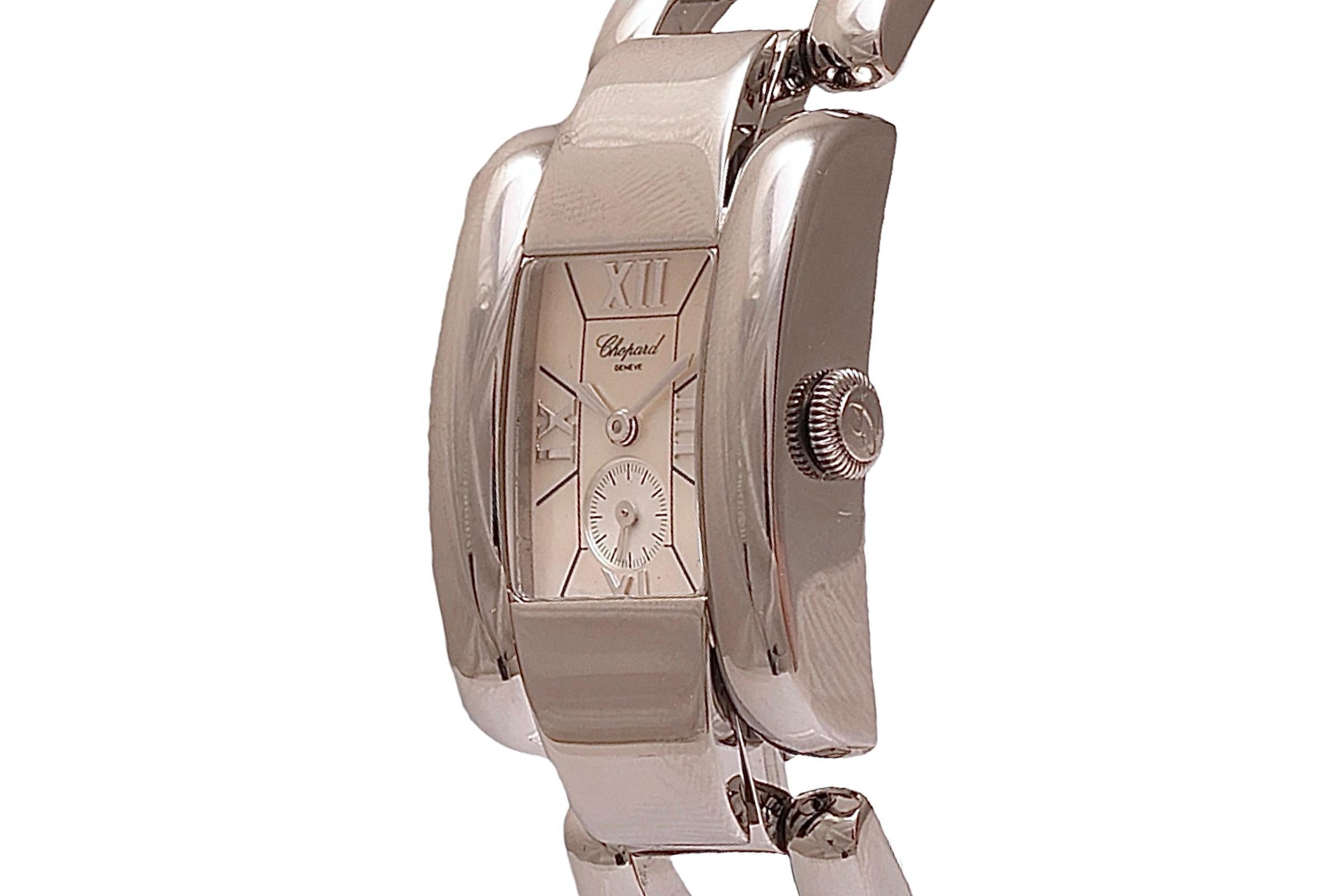 Steel Chopard La Strada 8357 Ladies Wristwatch With Chopard Box For Sale 1