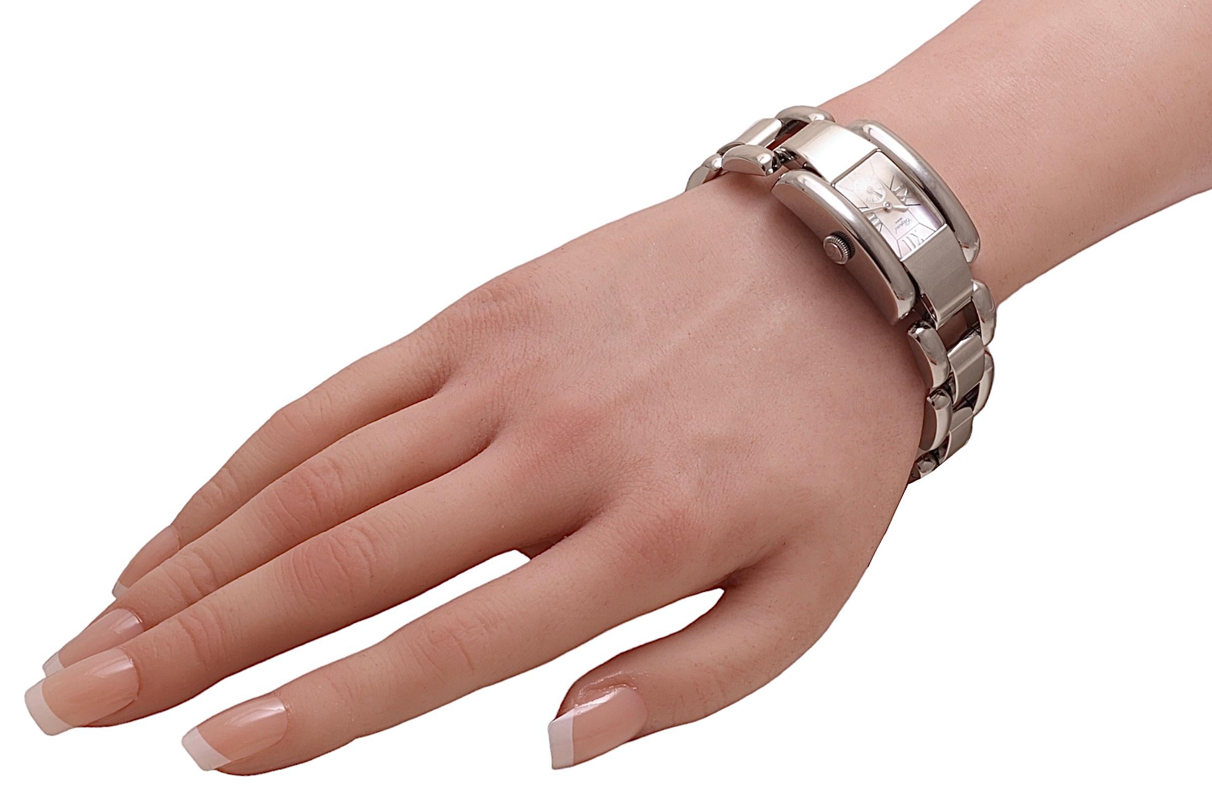 Steel Chopard La Strada 8357 Ladies Wristwatch With Chopard Box For Sale 3