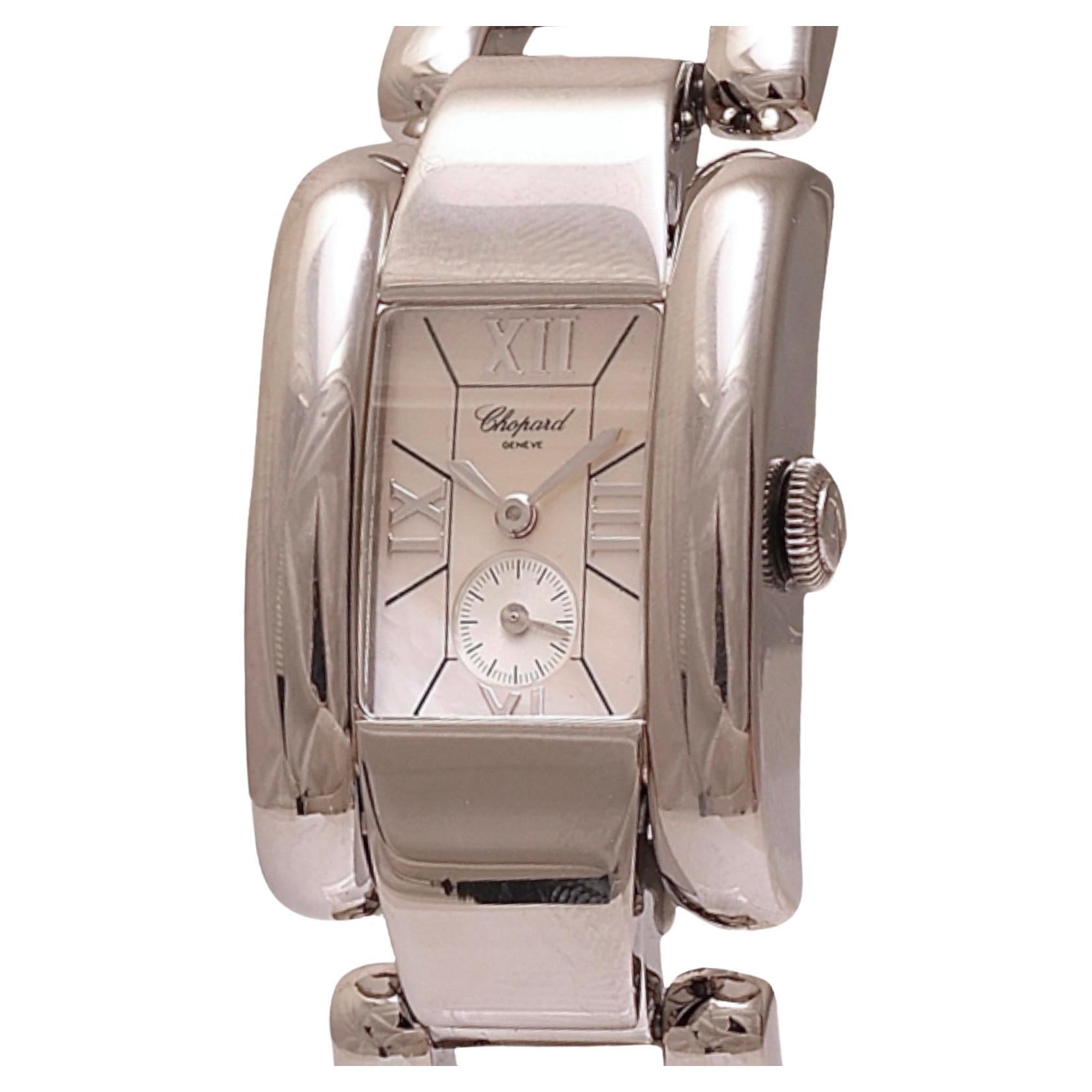 Steel Chopard La Strada 8357 Ladies Wristwatch With Chopard Box For Sale