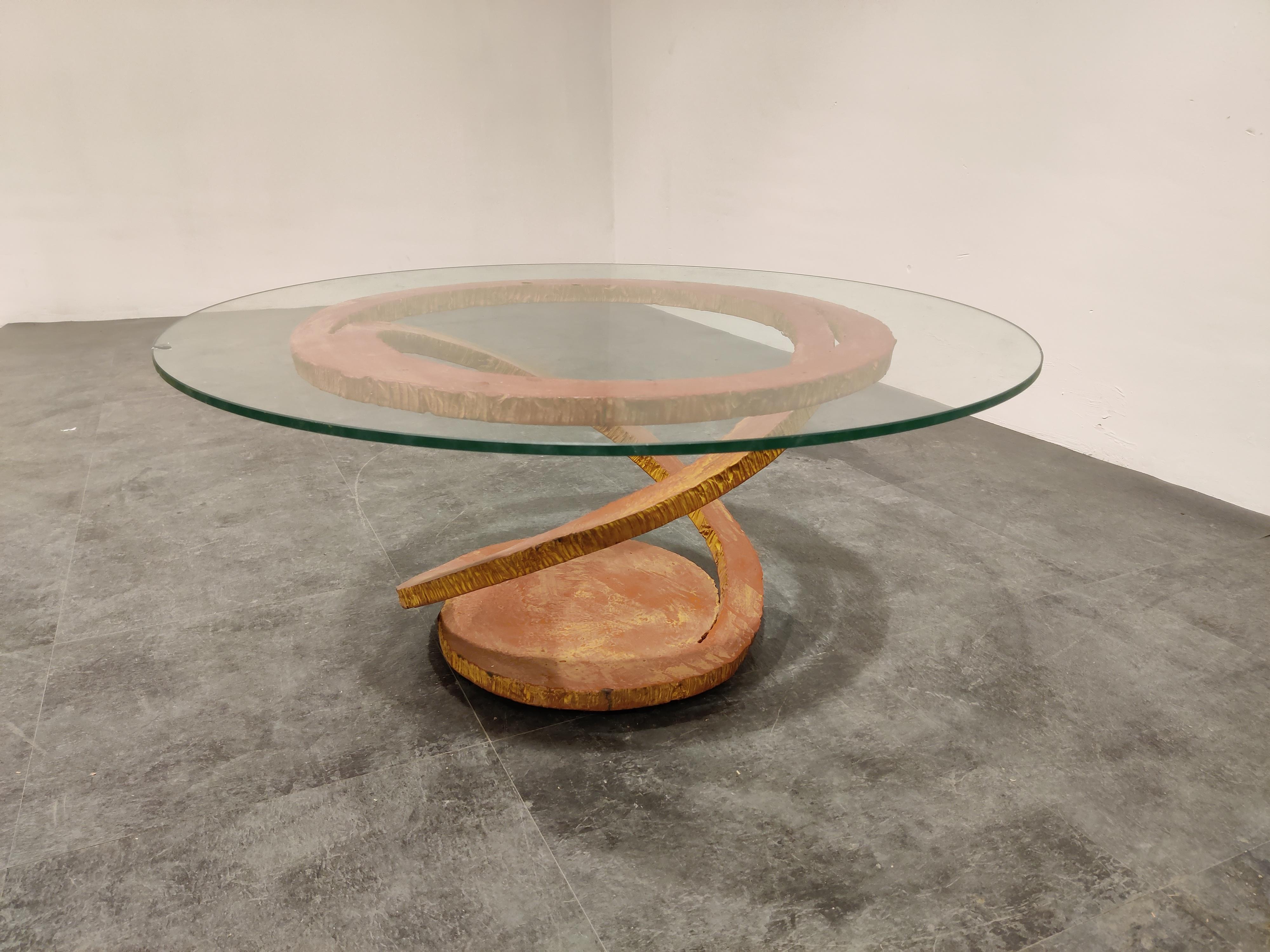 Steel Coffee Table by Maurice Barilone for Roche Bobois, 1980s 3