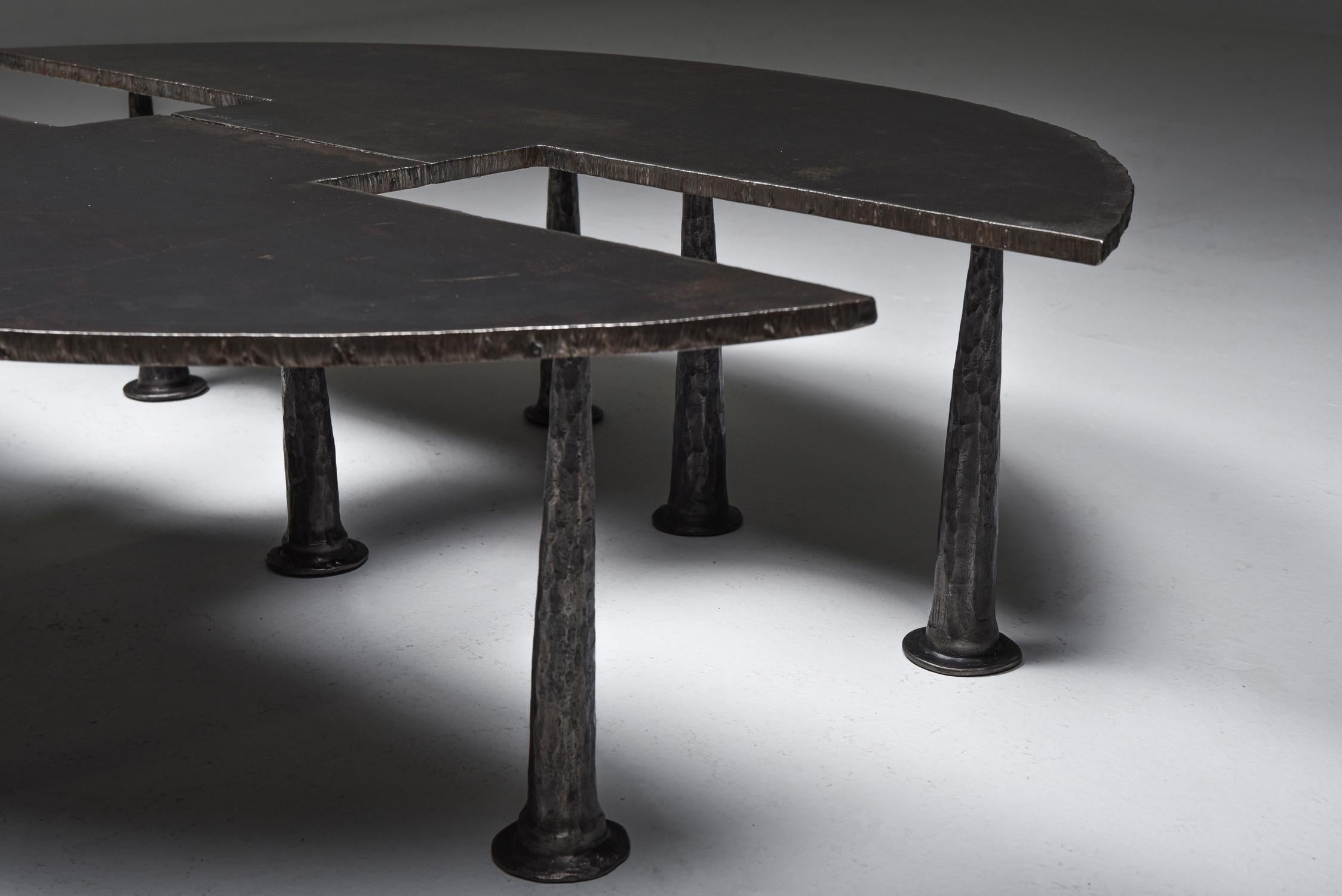 Steel Coffee Table 'Resourcer 1' by Thomas Serruys In Excellent Condition In Antwerp, BE