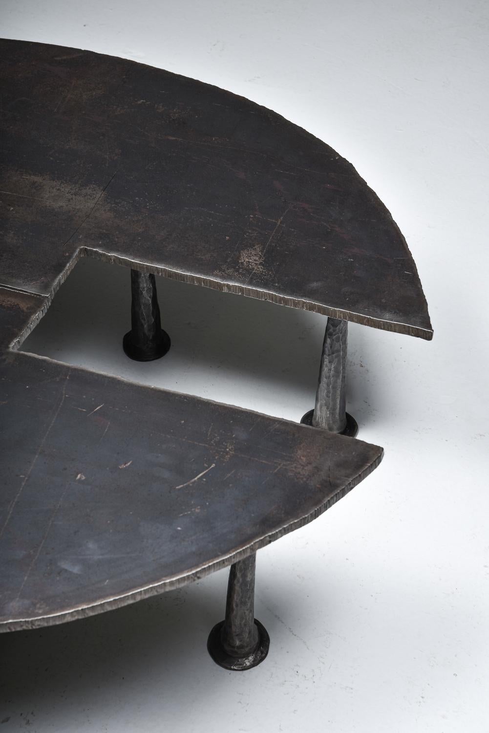 Steel Coffee Table 'Resourcer 1' by Thomas Serruys 1