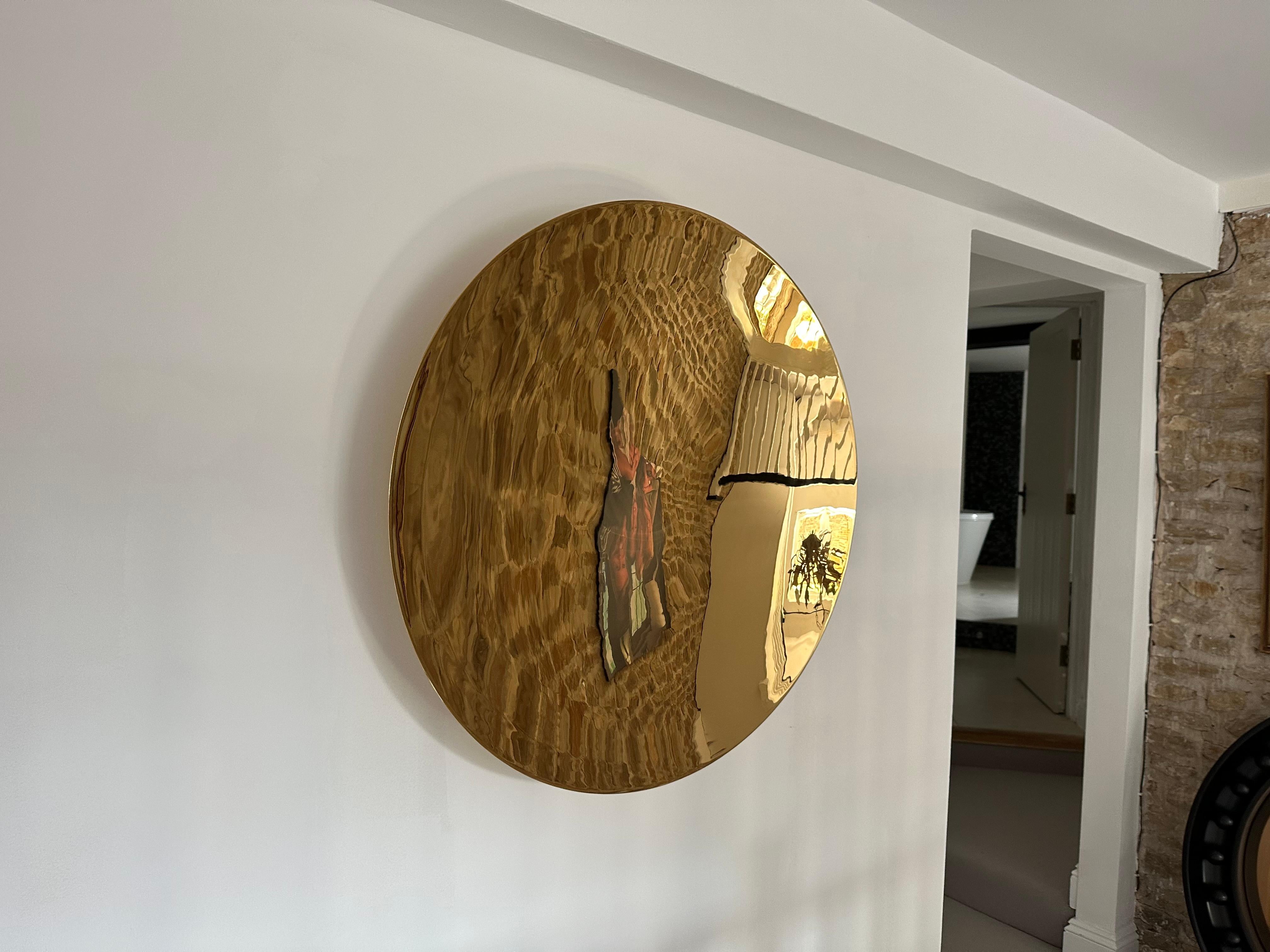 Minimalist Steel Concave Wall Mirror 160cms/ 63
