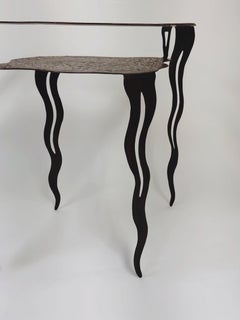 Steel Console Table by Arnaud Maurer