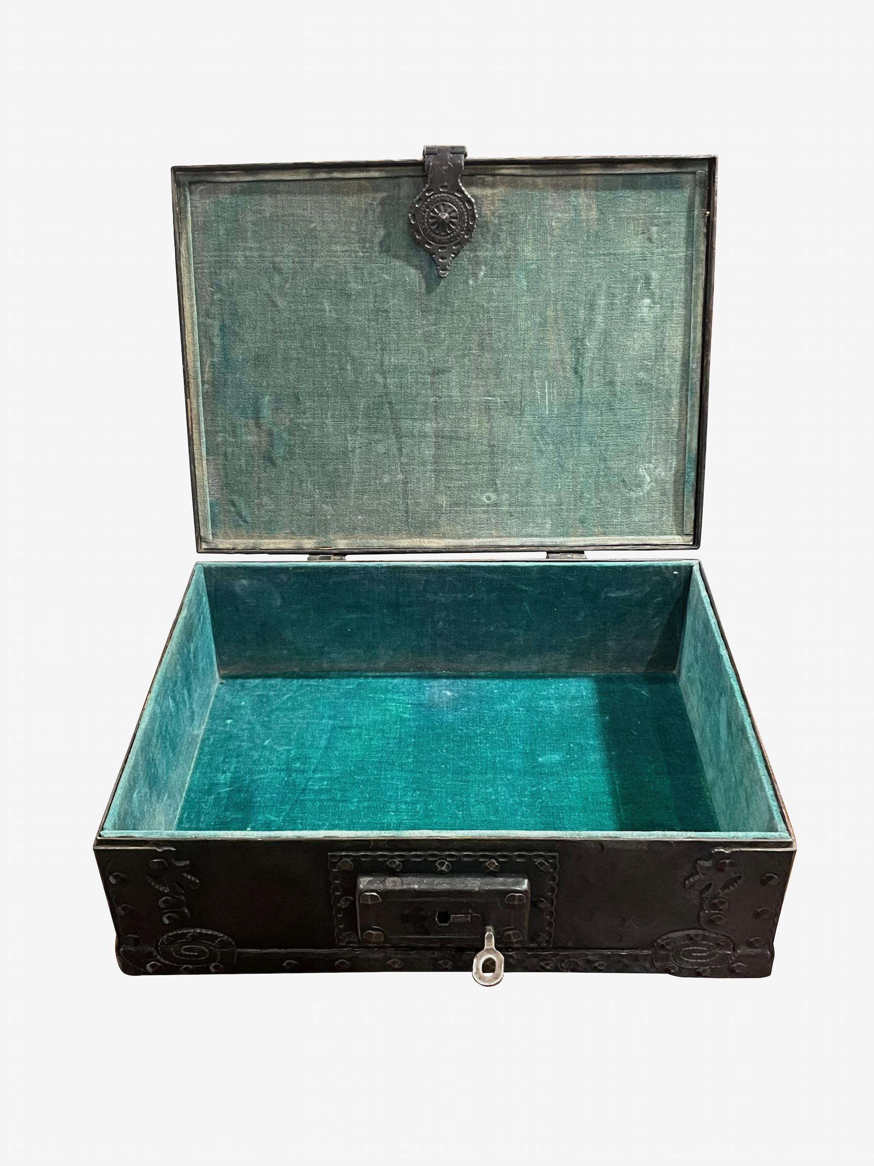 Steel Decorative Box, Italy, 19th Century In Good Condition For Sale In New York, NY