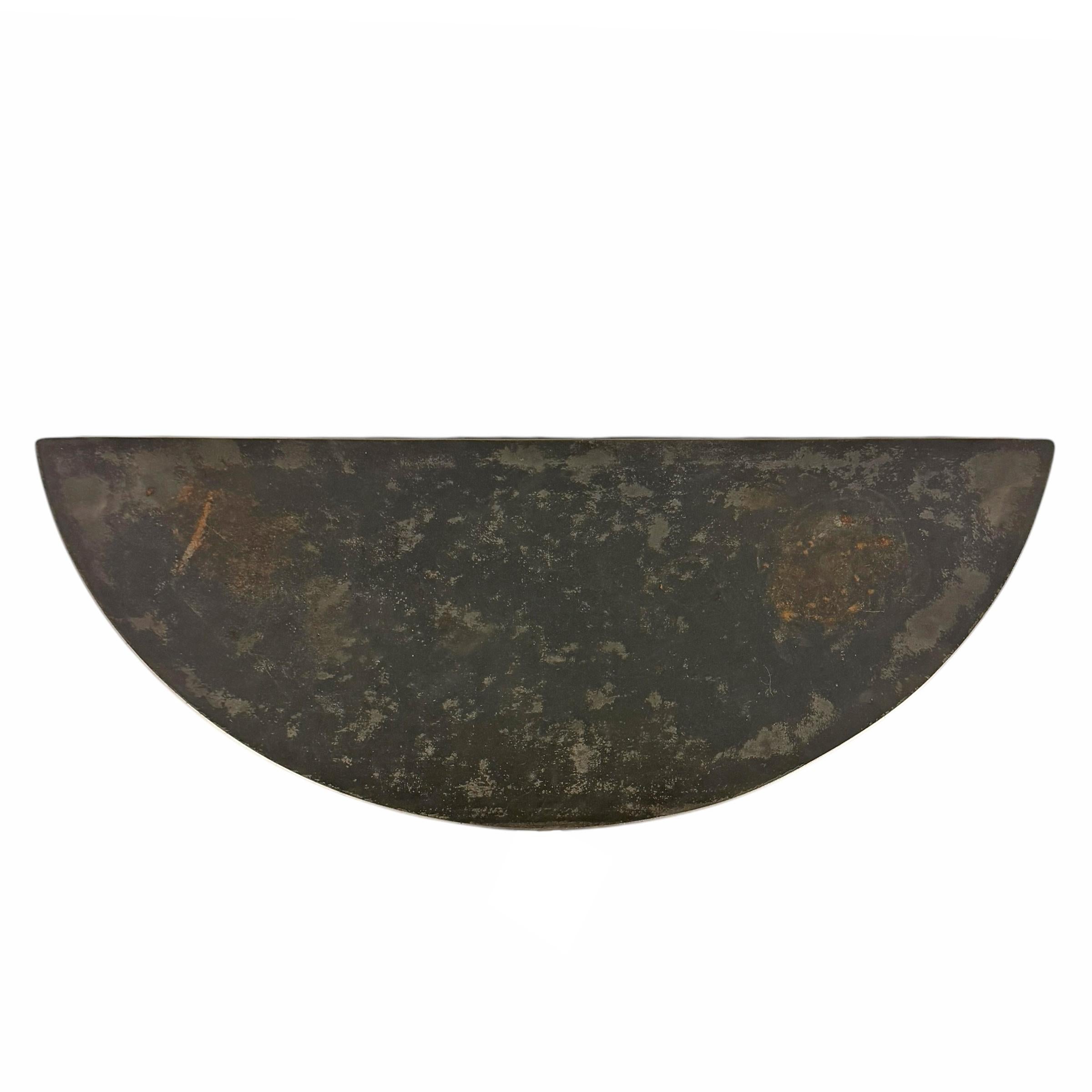 Fin du 20e siècle Table console demi-lune par Will Stone en vente