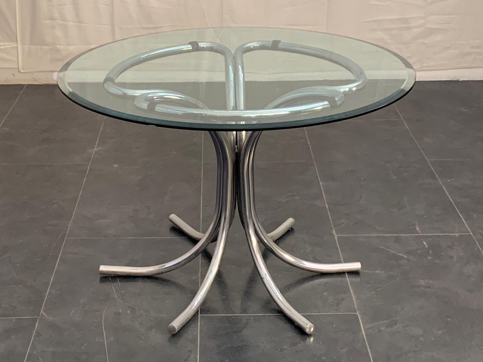 Italian Steel Dining Table Base, 1960s For Sale