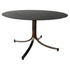 Steel Dining Table, Sergio Mazza for Arflex