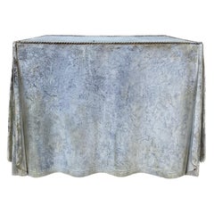 Steel Drape Console Table in the Style of John Dickinson