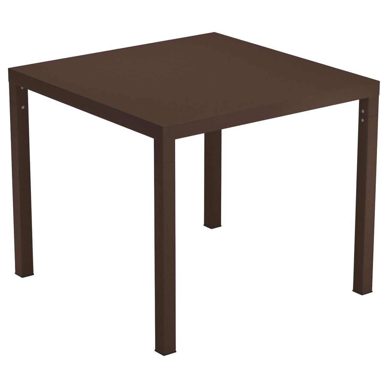 Steel EMU 4 Seats Nova Stackable Square Table For Sale