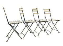 Steel EMU Arc En Ciel, Set 4 Folding Chairs