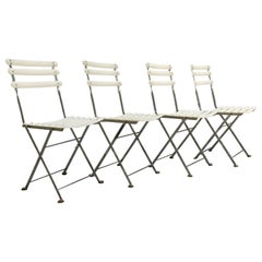 Retro Steel EMU Arc En Ciel, Set 4 Folding Chairs