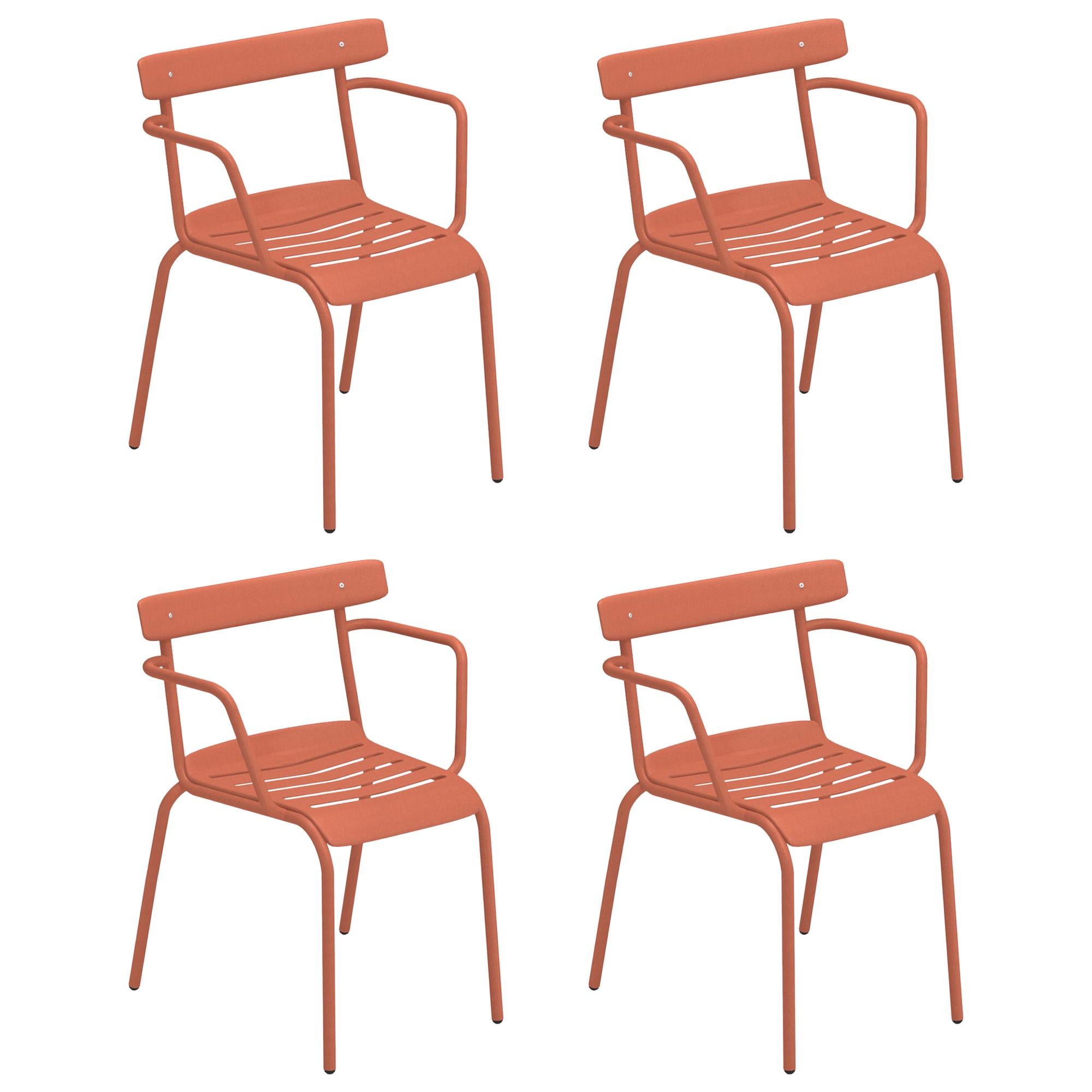 Steel Emu Miky Armchair - Set of 4 Items For Sale