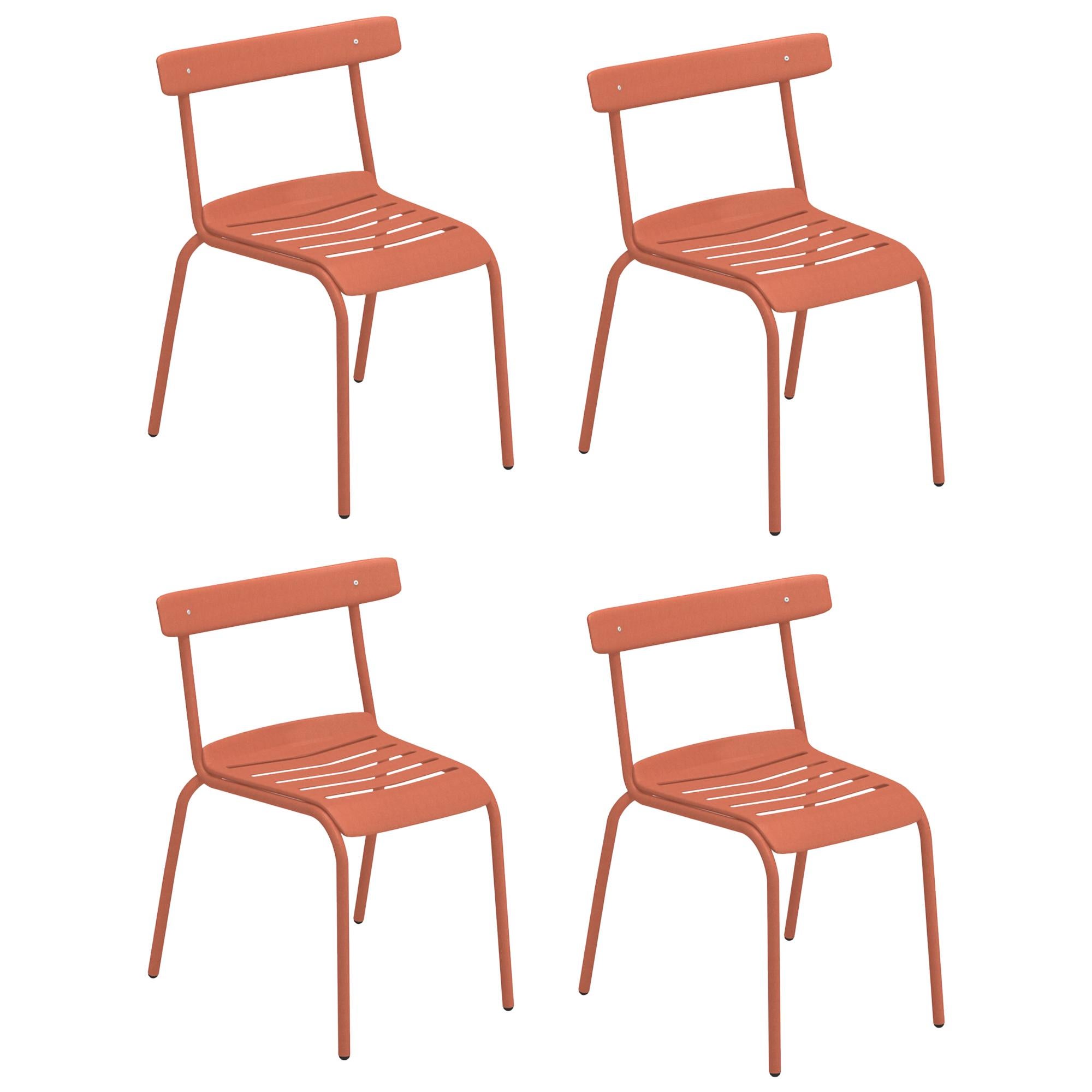 Steel EMU Miky Chair, Set of 4 Items For Sale
