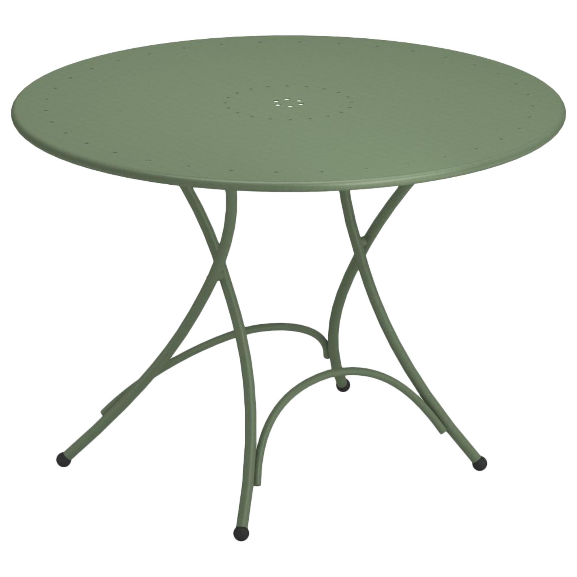 Steel EMU Pigalle 5 Seats Folding Round Table For Sale