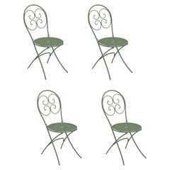 Steel EMU Pigalle Folding Chair, Set of 4 Items