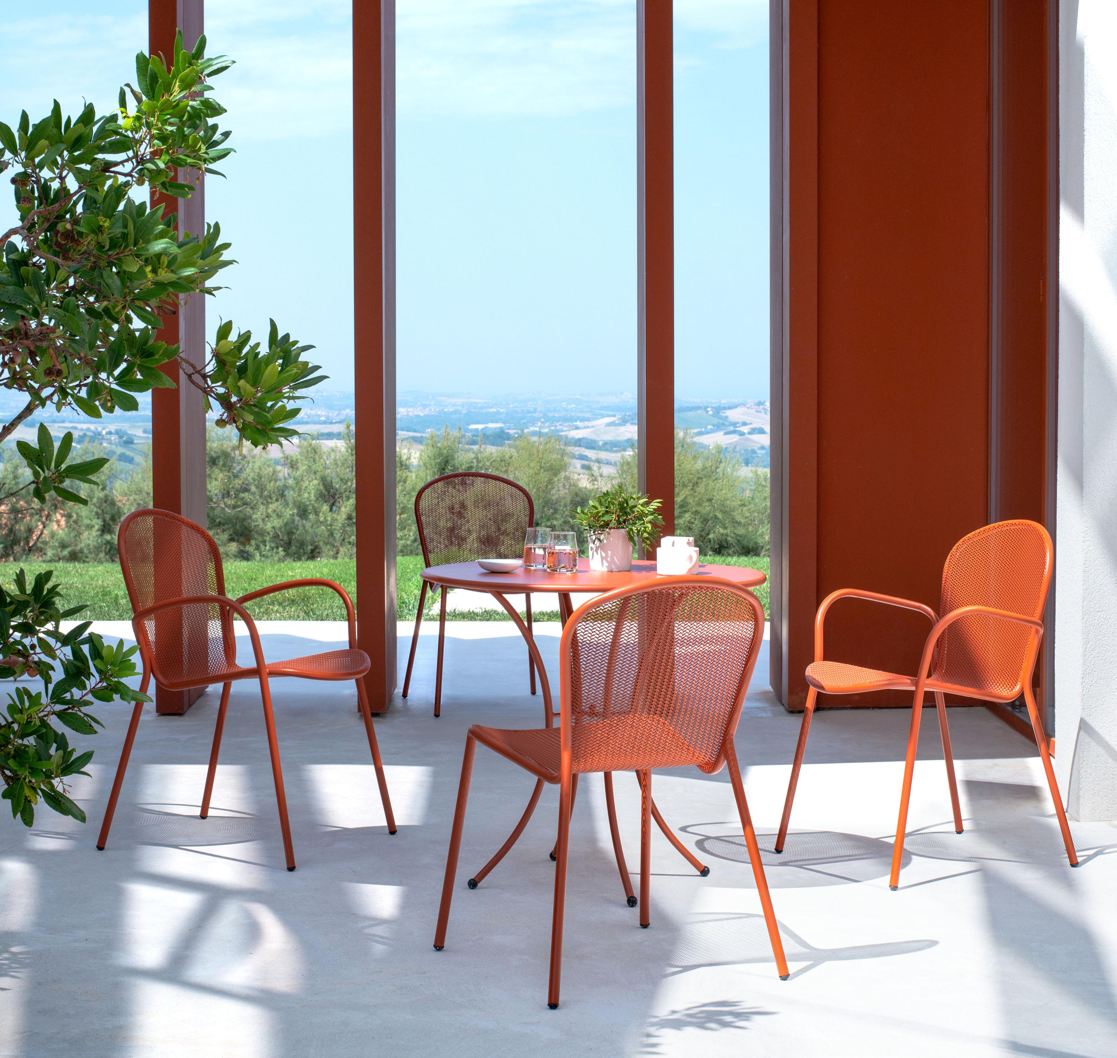 Steel EMU Ronda XS Armchair, Set of 4 Items In New Condition For Sale In Marsciano, IT