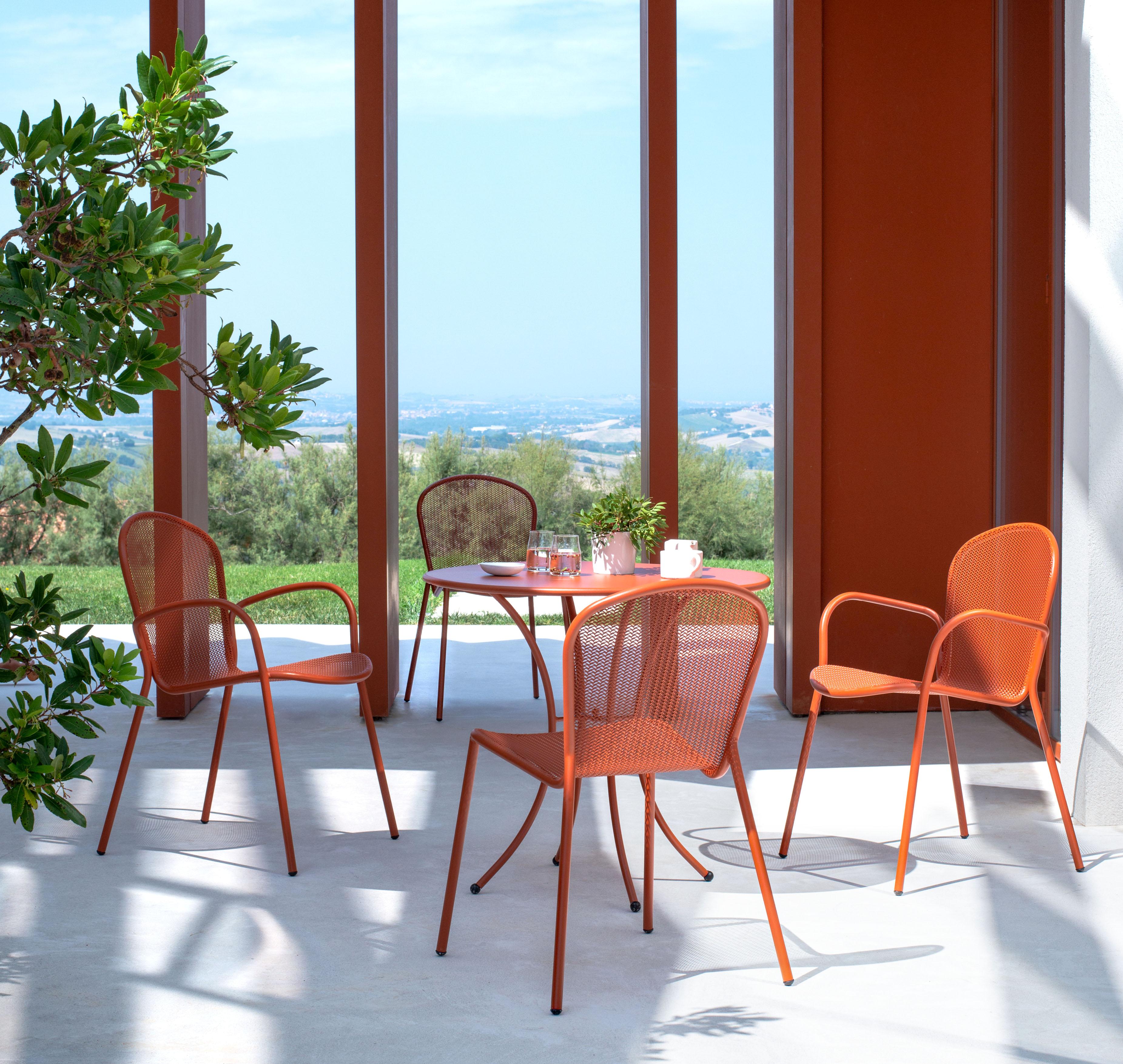 Steel EMU Ronda XS Armchair, Set of 4 Items In New Condition For Sale In Marsciano, IT