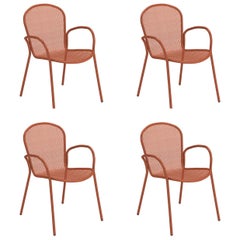 Steel EMU Ronda XS Armchair, Set of 4 Items