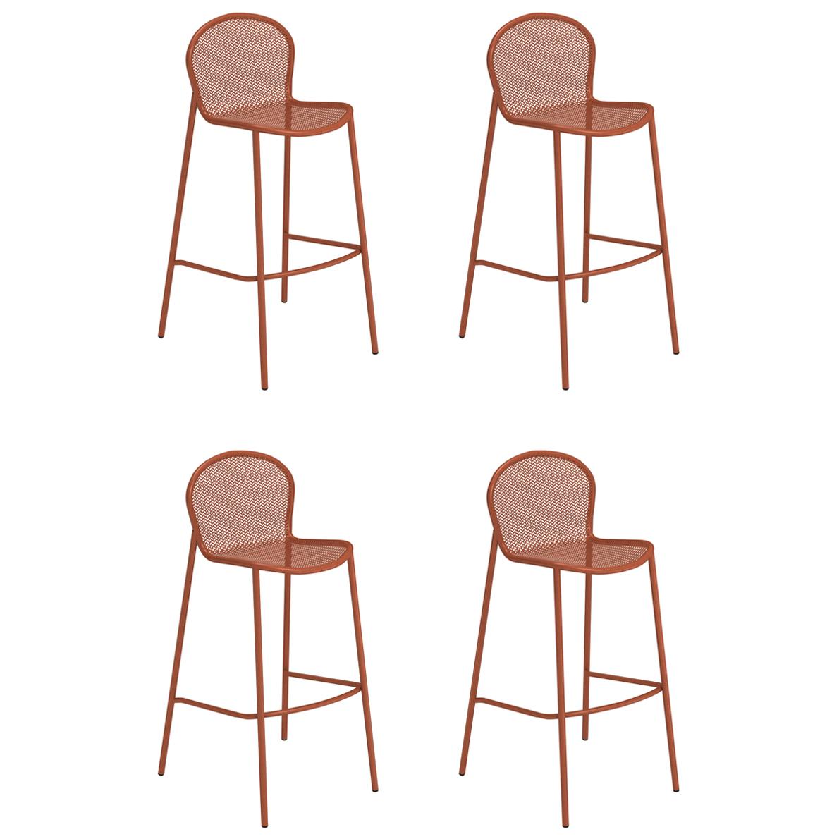 Steel EMU Ronda XS Barstool, Set of 4 Items For Sale