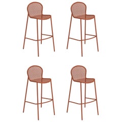 Steel EMU Ronda XS Barstool, Set of 4 Items