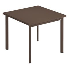 Steel EMU Star 4 Seats Square Table