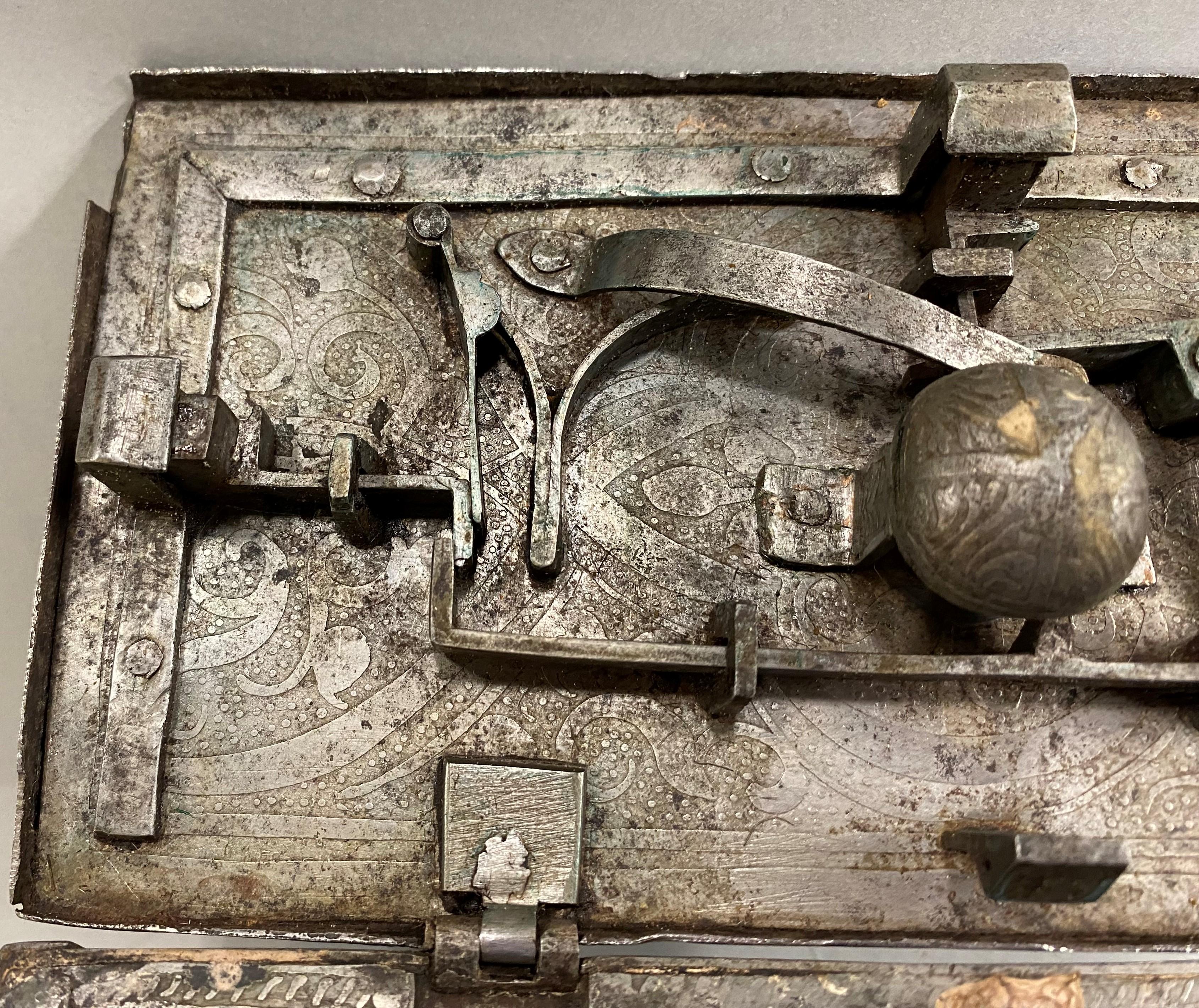 Steel Engraved Nuremberg Money Chest or Cash Box circa 1600 For Sale 2