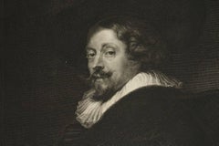 Steel Engraving of the Portrait of Peter Paul Rubens