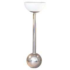 Lampada da terra in acciaio, 1970