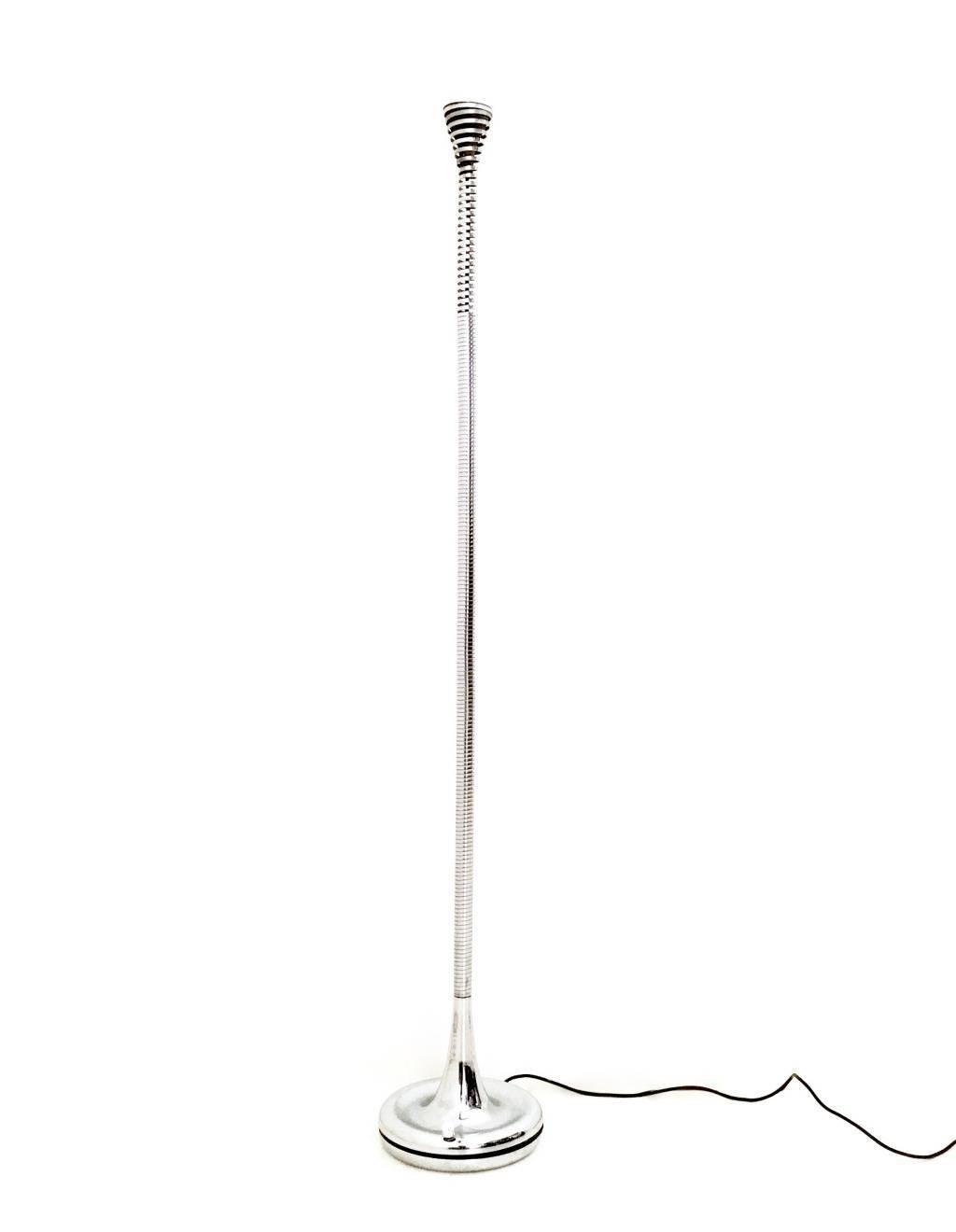 Post-Modern Postmodern Steel Floor Lamp by Eleonore Peduzzi Riva for Candle, Italy For Sale