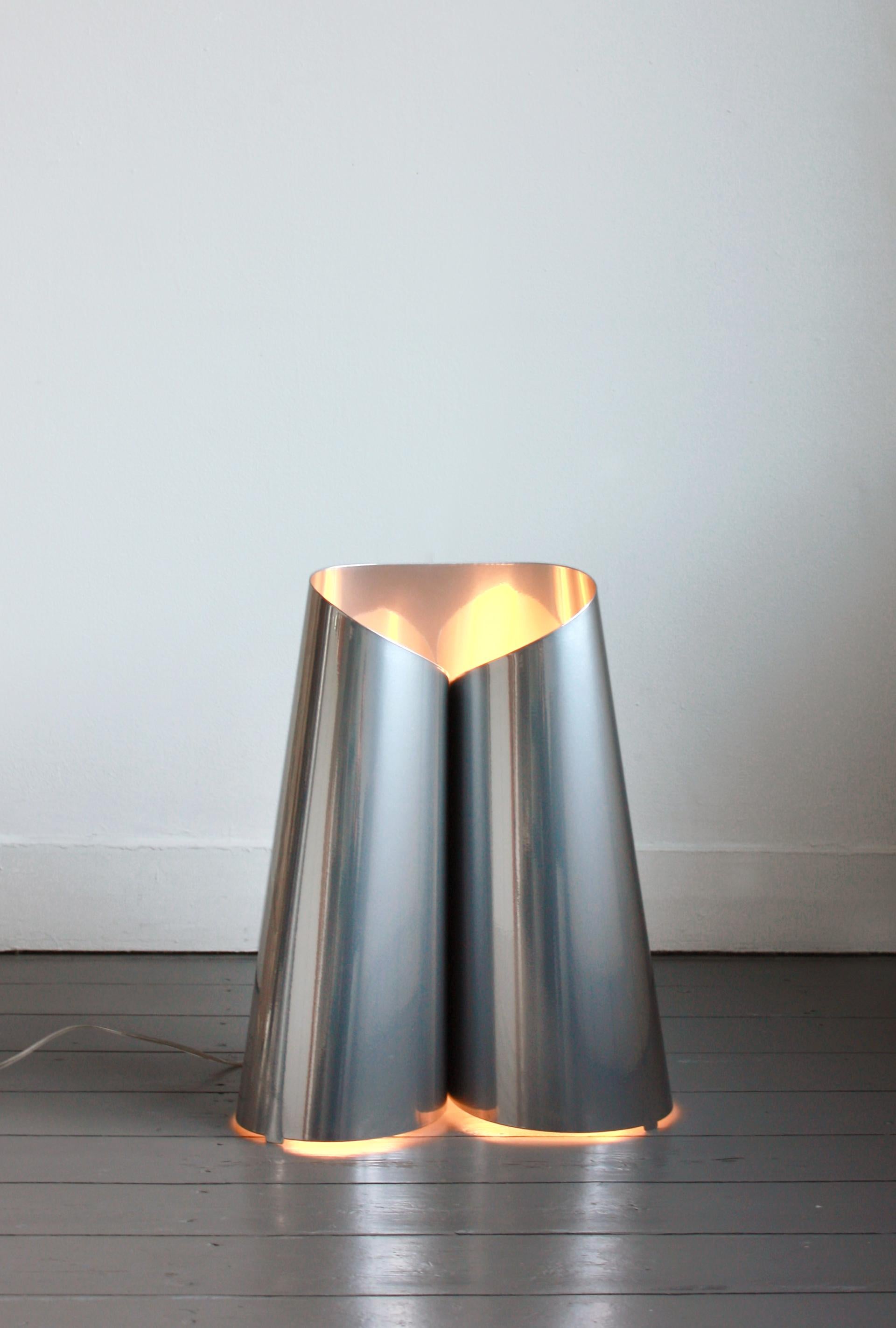 Modern Steel Fold Lamp by Maria Tyakina