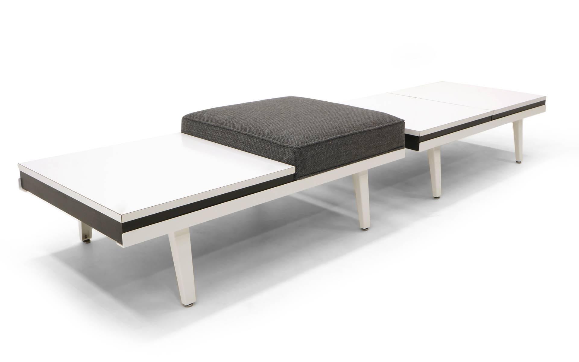 Steel Frame Sofa, Bench and Coffee Table by George Nelson for Herman Miller 1