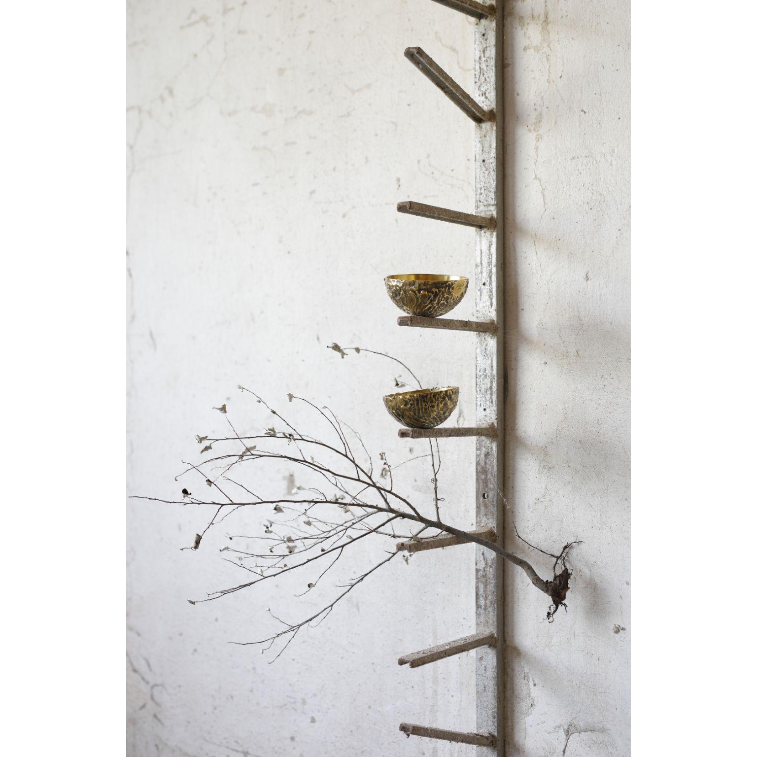 Steel Hand Sculpted Shelf by Samuel Costantini For Sale 6